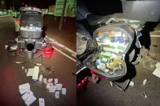  Polícia descobre mais de 700 canetas emagrecedoras em moto 