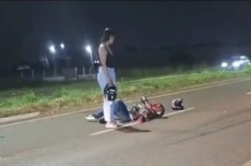  Batida entre motocicletas deixa um morto e outro gravemente ferido na BR-463 