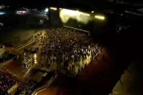 Ambulante morre após passar mal durante show do Guns N’ Roses em Campo Grande