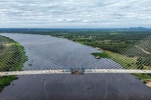 Ponte da Bioceânica está a apenas 5,6 metros da ligação entre Brasil e Paraguai