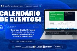 Prefeitura lança calendário digital para divulgar ações e eventos oficiais em Caarapó