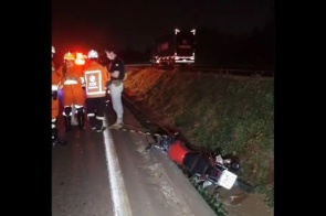 Jovem morre com moto comprada um dia antes ao voltar do trabalho