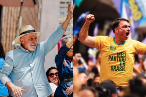 Com 44% dos votos, Lula larga atrás para o 2º turno contra Flávio Bolsonaro