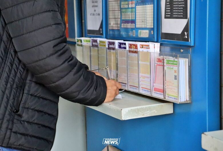 Apostas feitas em Mato Grosso do Sul fizeram a quina da Mega-Sena - Crédito: Clara Medeiros/Dourados News