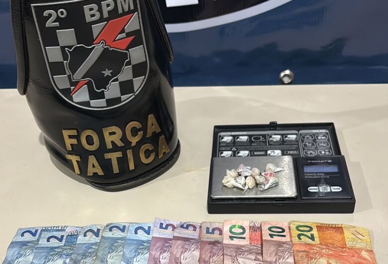 Material apreendido na ação - Crédito: Divulgação PMMS