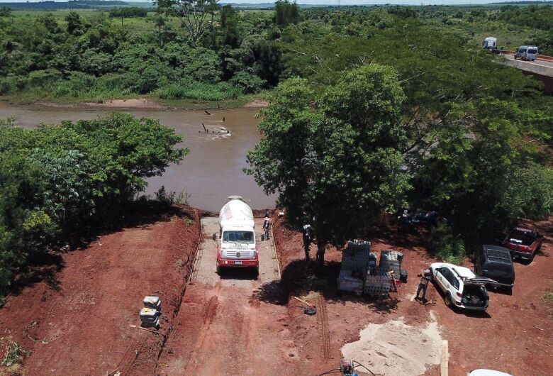 Descedor de barco é implantado em Fátima do Sul - Crédito: Divulgação