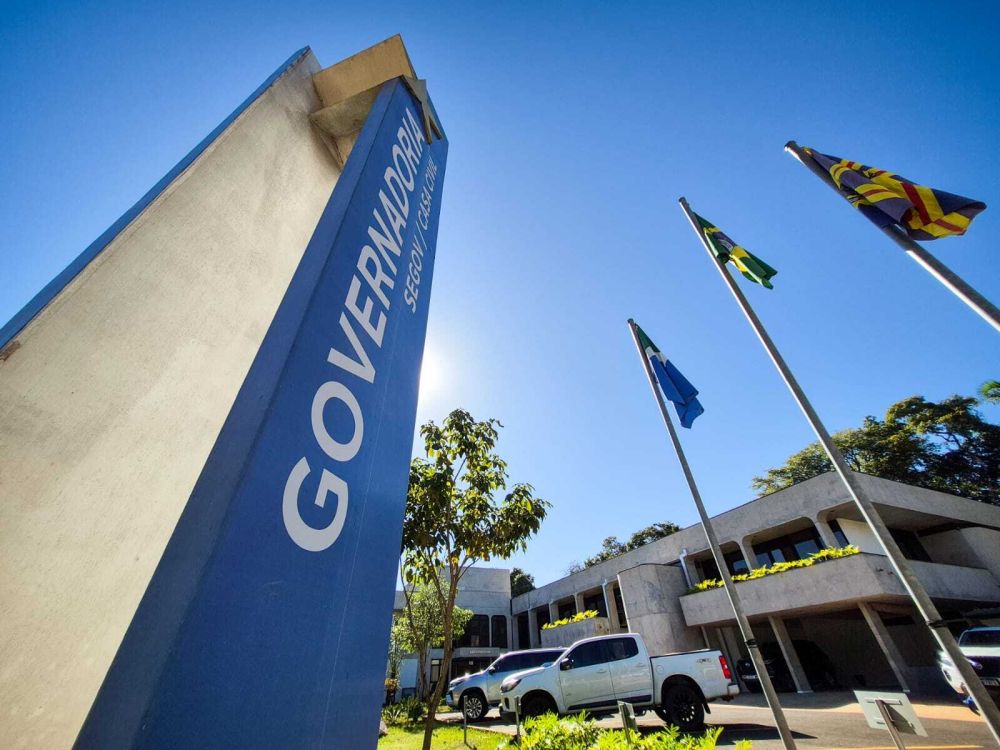 Fachada da governadoria de Mato Grosso do Sul (Foto: Henrique Kawaminami)