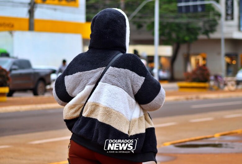 Frio vai continuar nos próximos dias - Crédito: Clara Medeiros / Dourados News