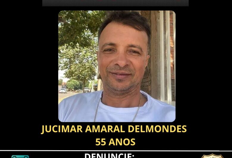 Homem procurado pela polícia - Crédito: Divulgação