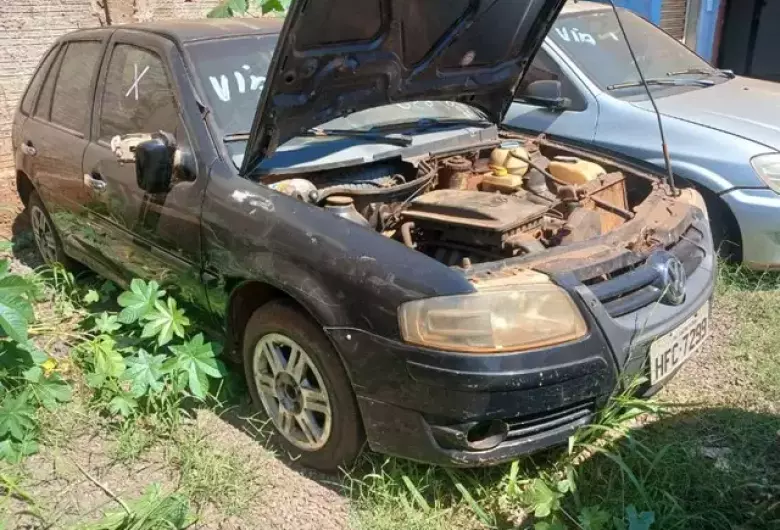 Volkswagen Gol é um dos destaques em certame da Justiça. - Crédito: (Reprodução processual).