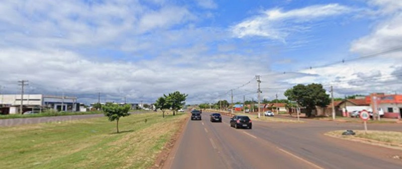 Trecho que será iluminado na região do bairro Guaicurus - Foto: reprodução