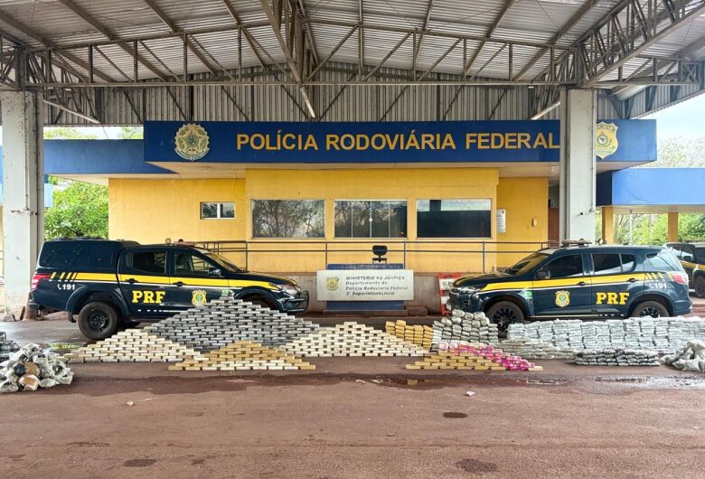 Droga apreendida pela polícia - Crédito: Divulgação