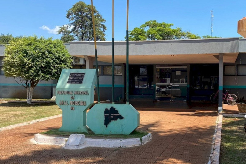 Prefeitura de Aral Moreira (MS). — Foto: Divulgação
